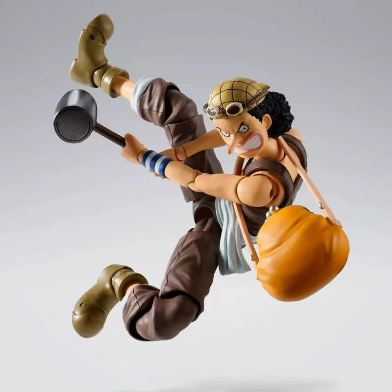 【IN STOCK】Original Bandai S.H.Figuarts One Piece Usopp 14cm Action Figure PVC ABS Collectible Model Toy Gift