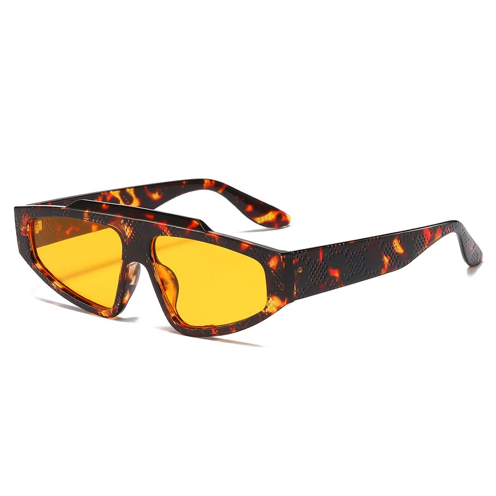 JNPCXI Ins Hot Fashion Square Women Luxury Sunglasses Retro Men Breathable Design Shades UV400 Sun Glasses