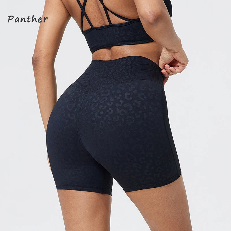DIAS FIT JOY Women's Gym Shorts Cycling Shorts Womens Yoga Fitness Tight Elastic Breathable High Waist Sports Pants