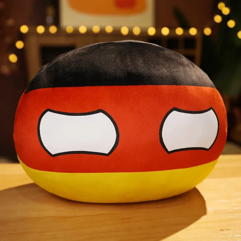 Country Ball Toys Plush Polandball Hand Warmer Pillow Countryball USSR USA FRANCE RUSSIA UK JAPAN GERMANY ITALY Decor