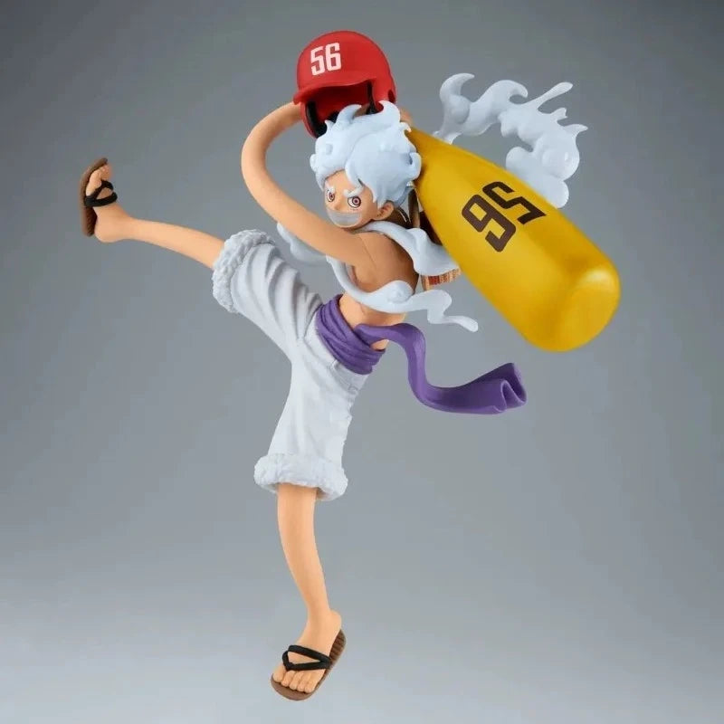 【IN STOCK】Original Banpresto Battle Record Collection One Piece Monkey D. Luffy Gear 5 Nika 14cm Figure Collectible Model
