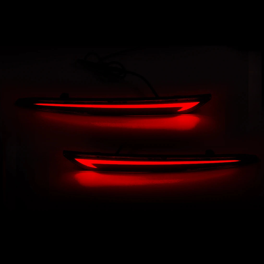 For Ford Mondeo Fusion 2013 2014 2015 2016 2017 2018 LED Rear Bumper Reflector Lights Brake Warning Dynamic Turn Signal Lamp 12V