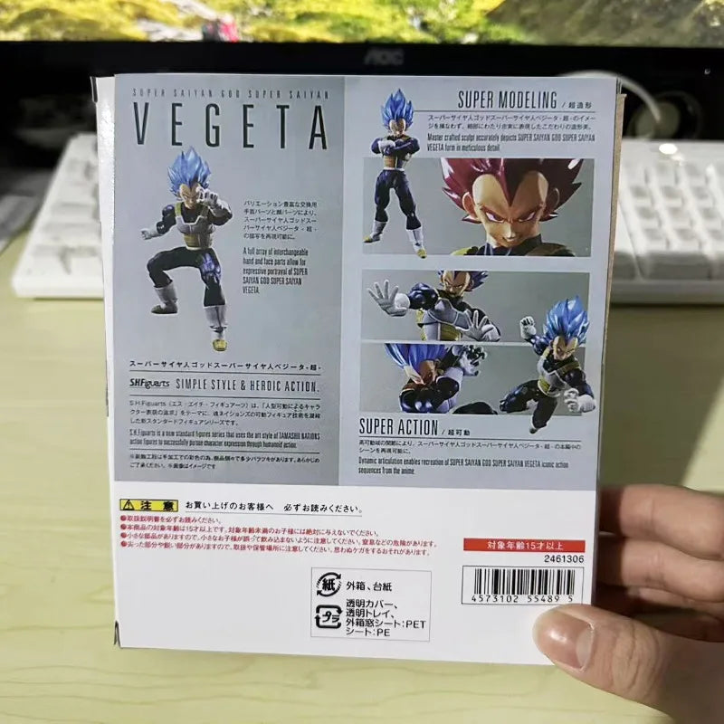 Anime Super Dragon Ball Shf Ultra Mistic Vegeta Bejita Movable Action Figure
