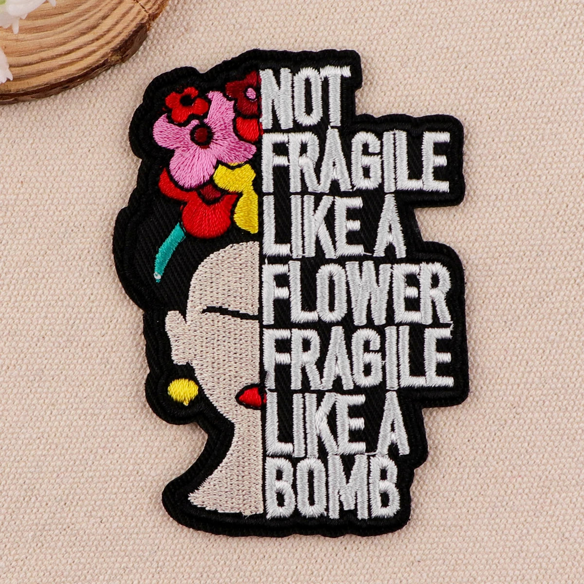 Women Power Embroidery Patch Quotes Iron On Patches For Clothing Thermoadhesive Patches On Clothes DIY Sew Badges