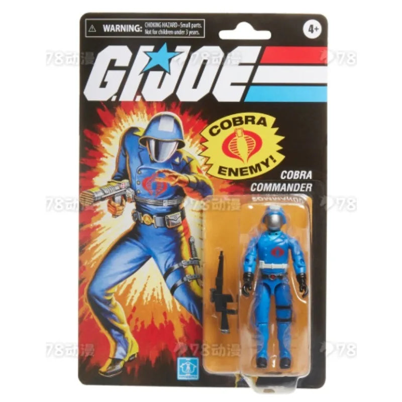 Original Hasbro G.I. Joe Classified Series Retro Collection Duke Vs. Cobra Commander Anime Figures Toys Models Collection