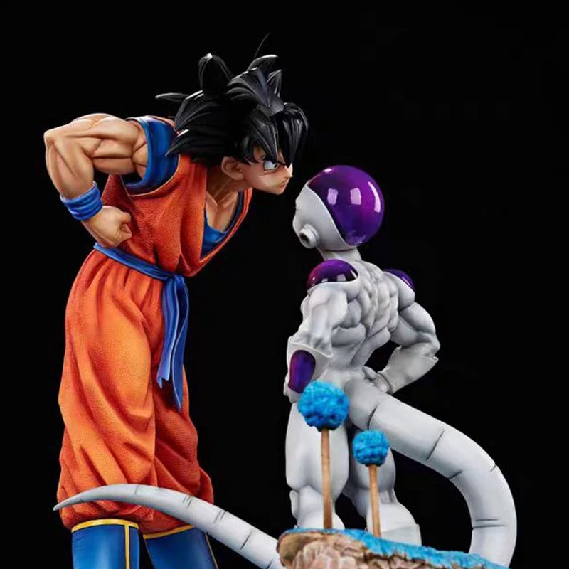 Dragon Ball Anime Figures Son Goku Frieza Look Each Other Figurine 18cm Pvc Statue Model Doll Collection Room Decora Toys Gifts