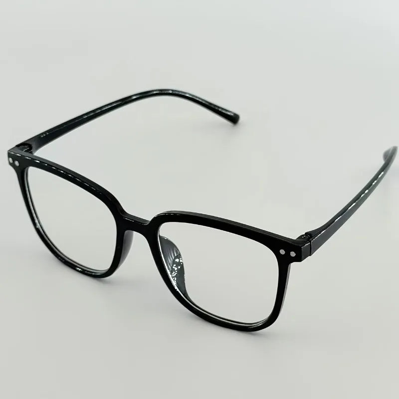 1pc Lightweight Square Clear Lens Anti Blue Light Glasses For Women Men