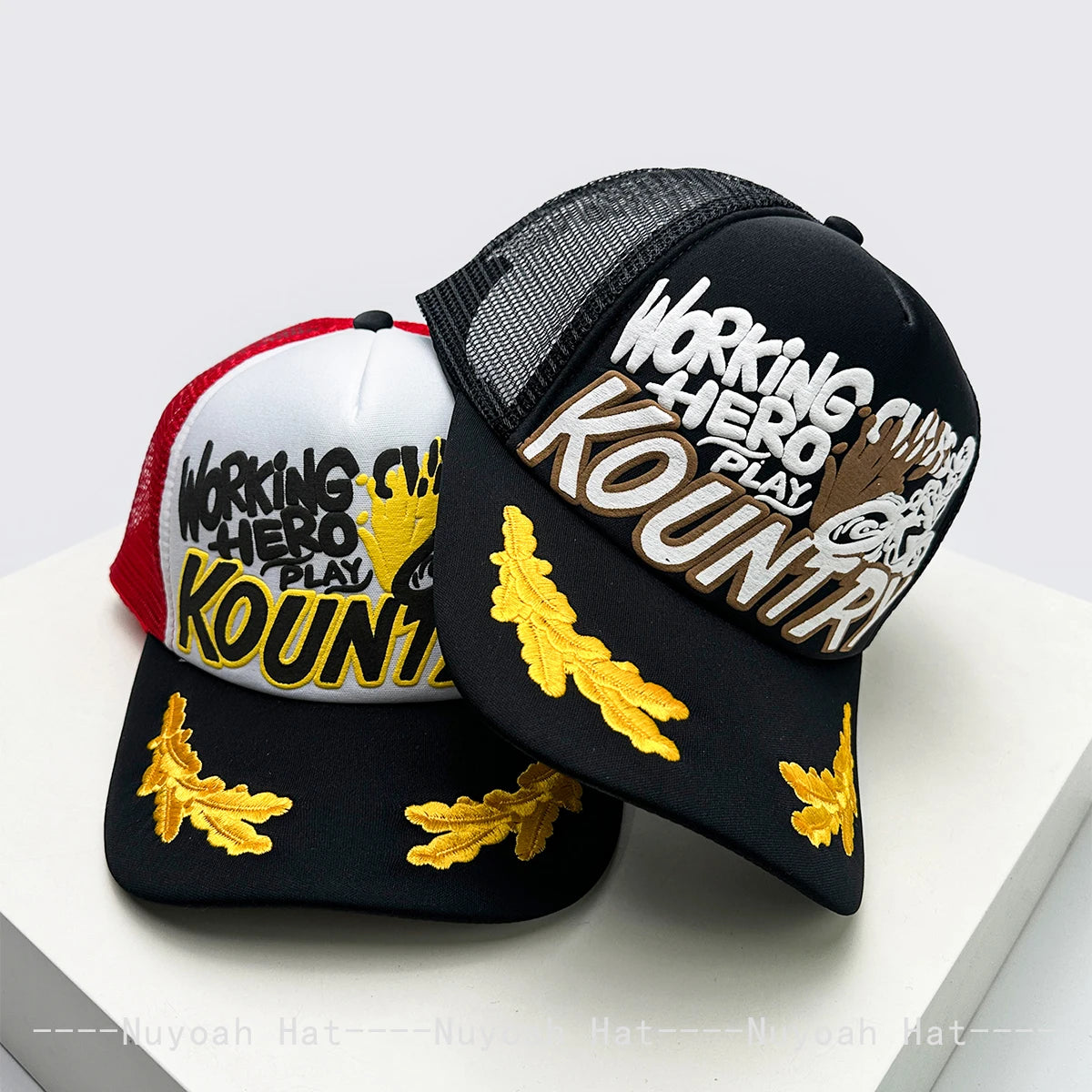 New Unisex Personal Printed Letters Locomotive Baseball Hats Breathable Mesh Sunshade Hip Hop Trucker Caps Versatile Color Block