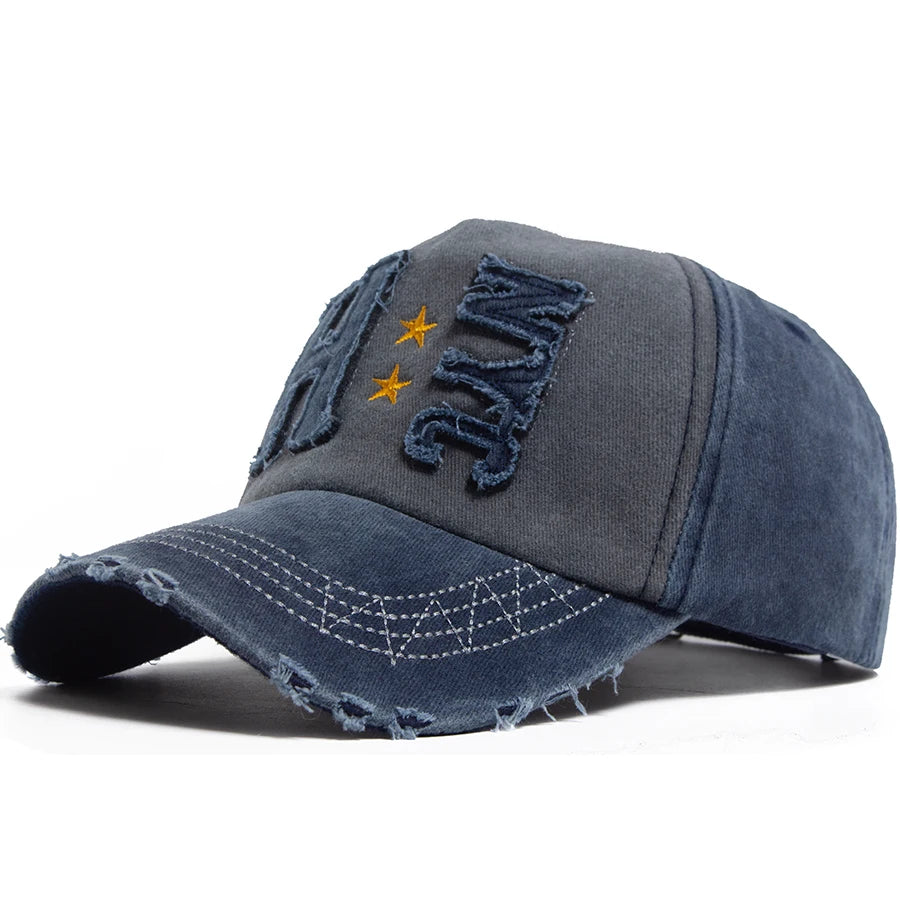 Men Women Baseball Cap Fashion Vintage Washed Cotton Hip Hop Hat Spring Summer Casual Truck Cap Outdoor Sun Visor Adjustable