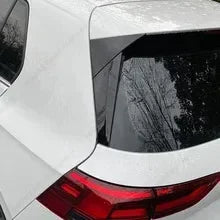 For Volkswagen VW Golf 8 MK8 GTI GTD TSI TDI 2020-2023 Rear Window Spoiler Side Wing Cover Splitters ABS Glossy Black Body Kit