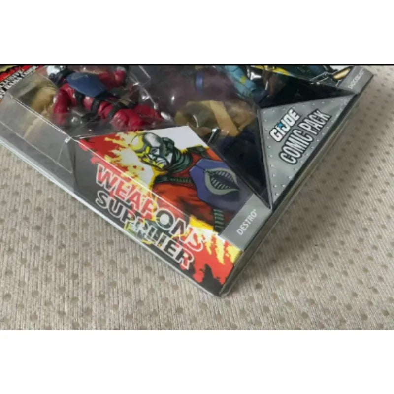 Original Hasbro G.I. Joe RESOLUTE COMIC PACK DESTRO & SHOCKBLAST Anime Figure Toy Collection Model