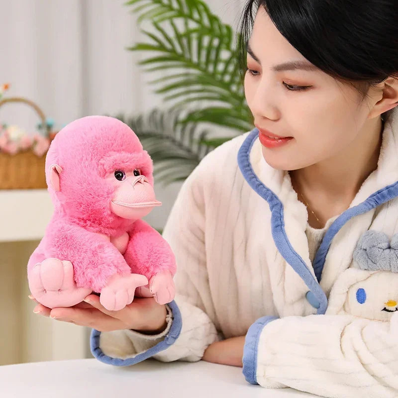20/30CM Cute Small Gorilla Doll Soft Stuffed Toys Lovely Sitting Monkey Toys Funny Home Decoration Ornament