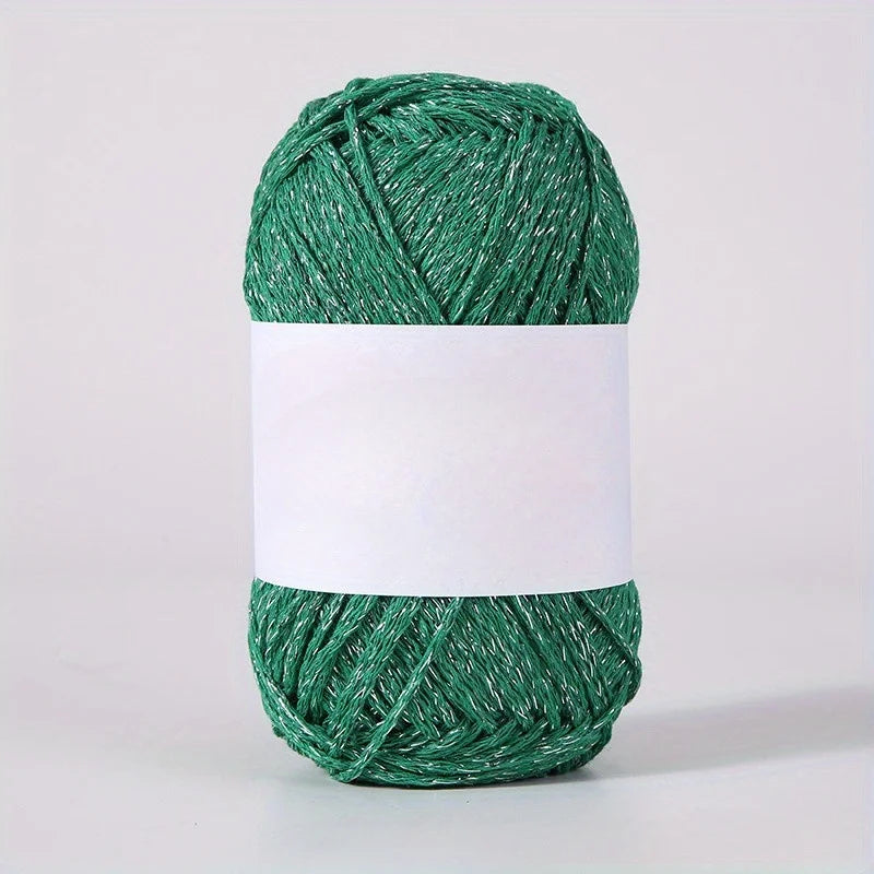 3.52oz Colorful Shiny Thread, Colorful Shiny Thread, Medium Thick Thread, Knitted Sweaters, Vests, Cushions And Other Crafts