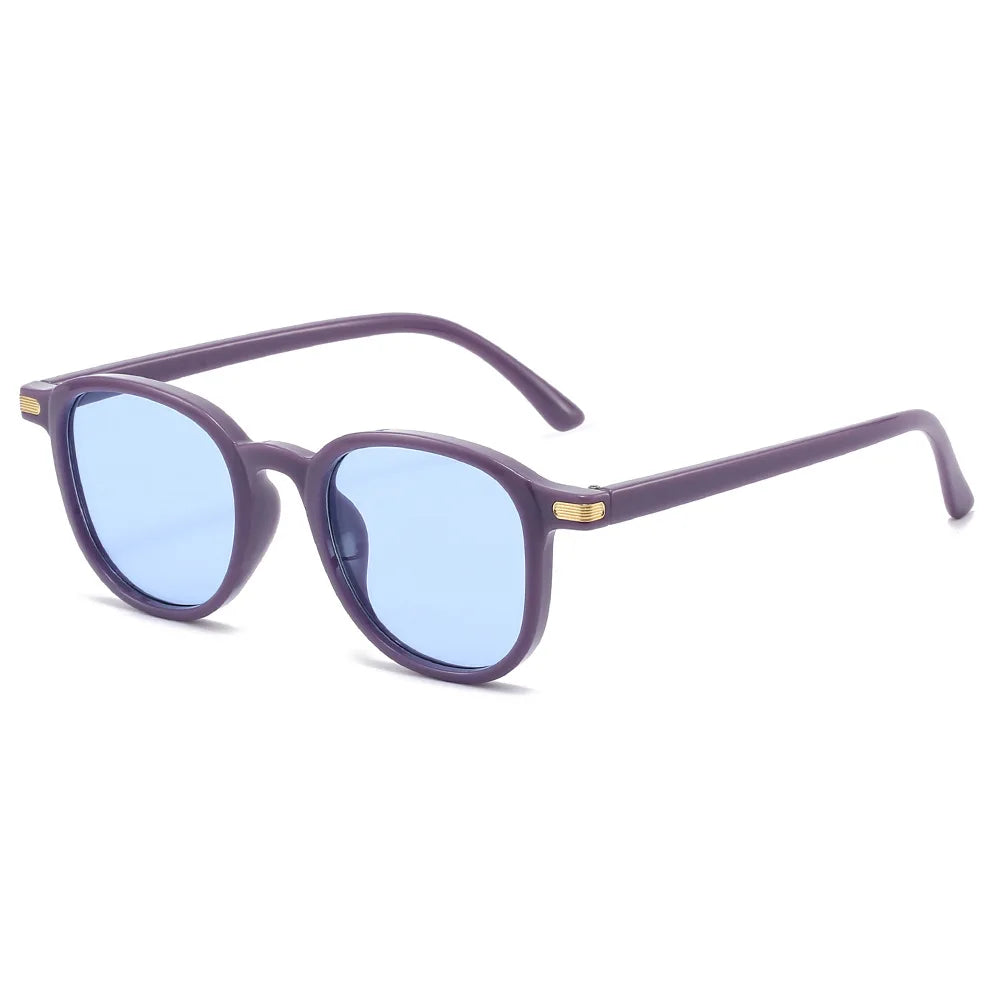 JNPCXI New Fashion Square Sunglasses Women Gradient Shades UV400 Retro Rivets Men Trending Leopard Sun Glasses
