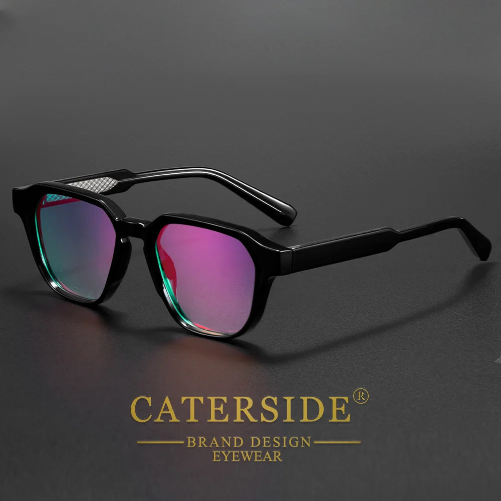 CATERSIDE Fashion Men's Sunglasses Square Frame Luxury Brand Design Sun Glaasses Women's Outdoor Travel Beach Glasses Uv400