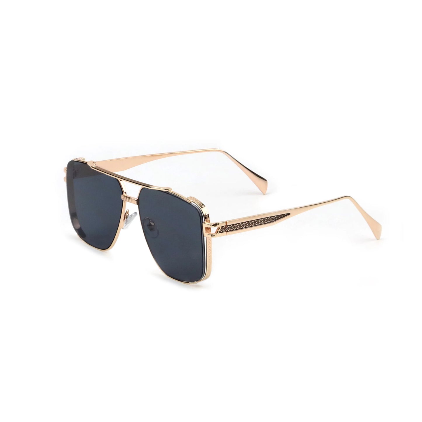 Caterside New Gradient Square Metal Frame Men's Sunglasses Fashion Vintage Women Sun Glasses UV400 Driving Fishing The Best Gift