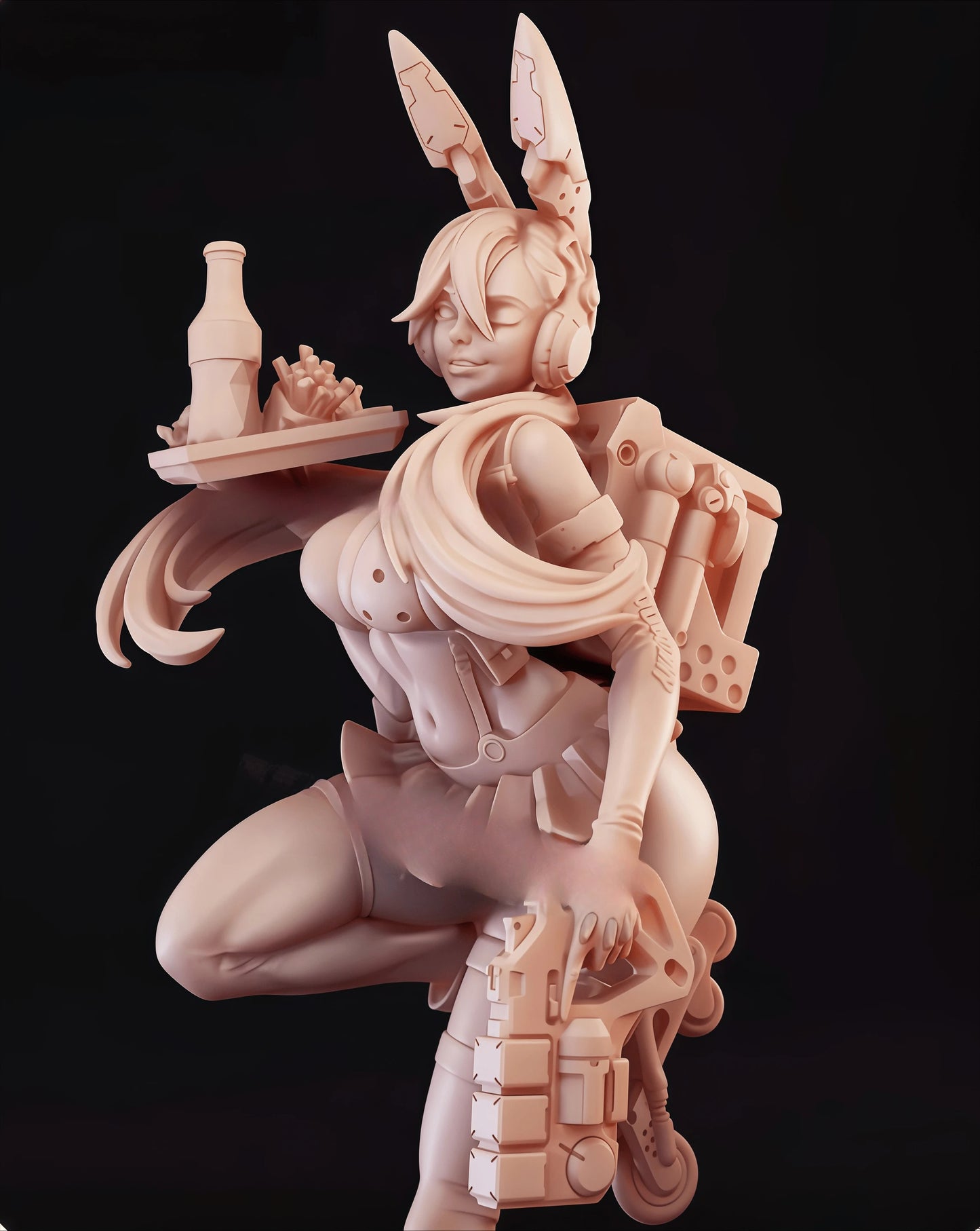 75mm Resin Model Assembly Kit  Unit Commander Model Unpainted