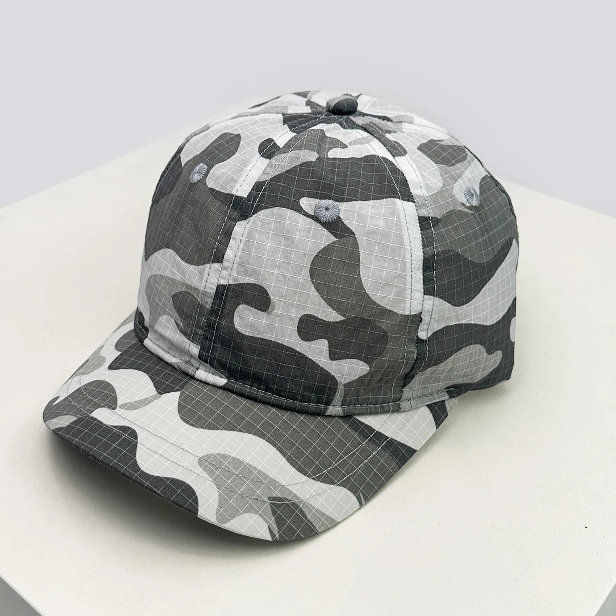 New Unisex Short Eave CAMO Letter Embroidery Baseball Hats Sunshade Quick Drying Breathable Personal Peaked Caps Versatile Solid