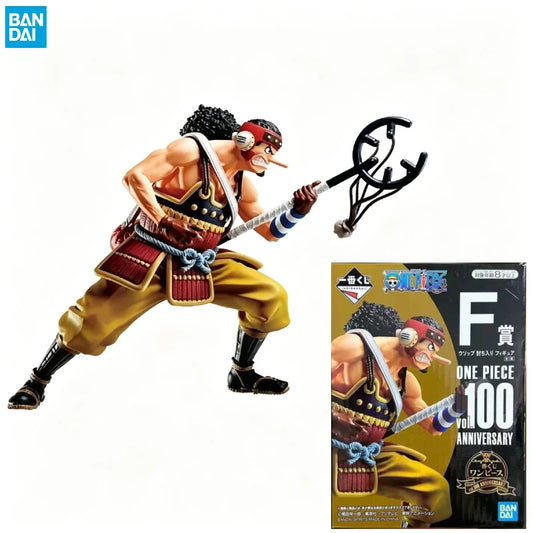 【IN STOCK】Original Bandai Ichiban Kuji One Piece Vol.100 Anniversary F Prize Usopp 15cm Figure PVC Collectible Model