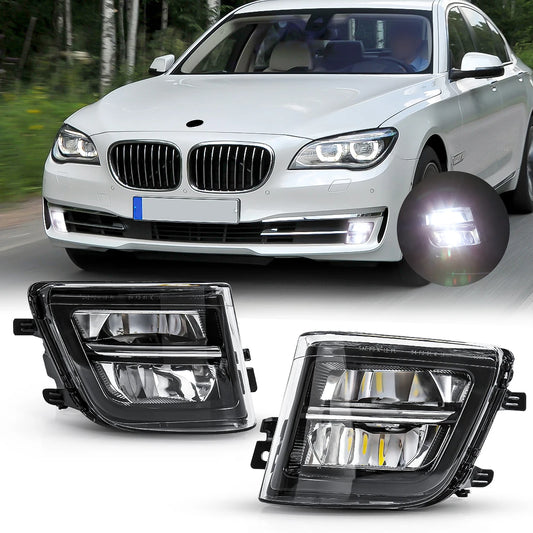 OE: 63177311288 63177311287 For BMW 7 Series F01 F02 F03 730i 740i 750i 760i Car LED Fog Lamps Front Bumper Driving Lights 12V