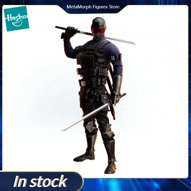 Original Hasbro Threezero FigZero G.I. Joe Series 1/6 COMMANDO SNAKE EYES Action Toy Figure Mode Ornaments