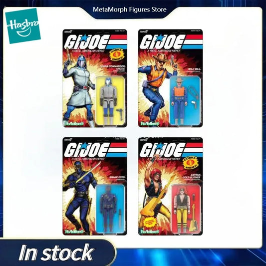 Original Hasbro G.I. Joe Classified Series WILD BILL/Cobra Commander/ZARTAN COLD SLITHER/SNAKE EYES Anime Figure Toy Collection
