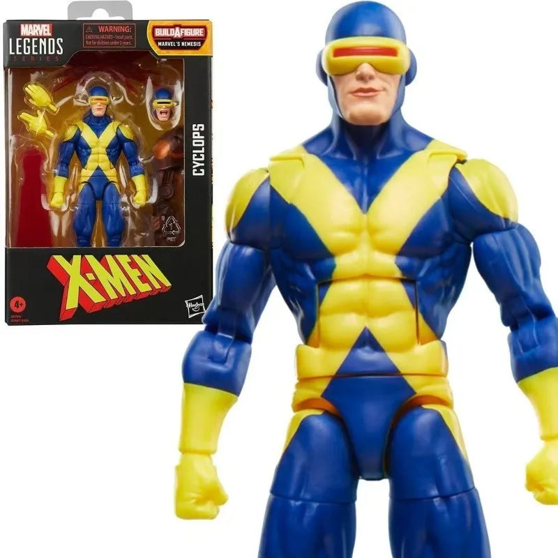 Original Hasbro Marvel Legends Series X-Men Cyclops Anime Figure Model Toys Collection