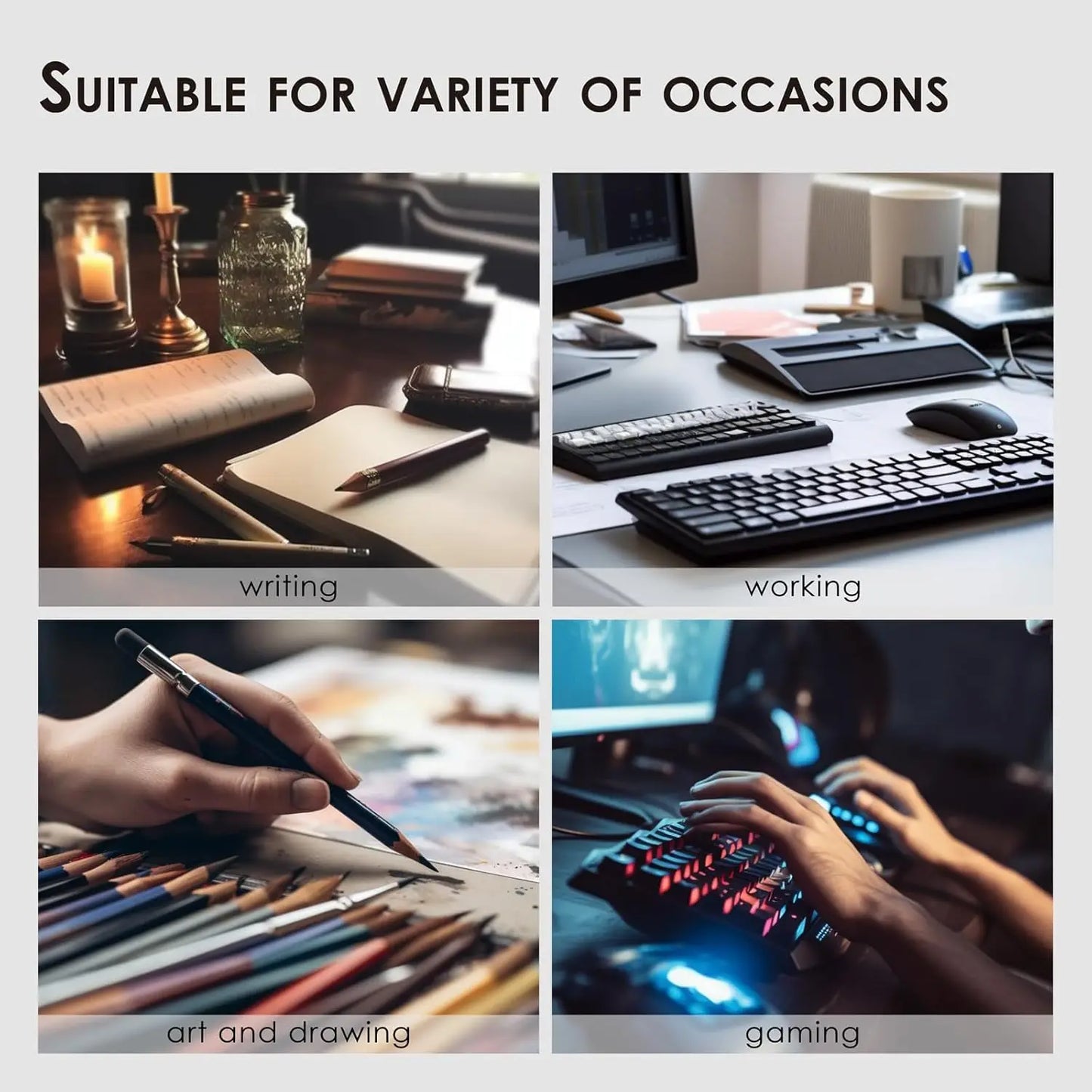 Cork Desk Mat - Dual-Sided Desk Pad for Office and Home - Desk Mouse Mat - Large Mouse Pad and Desk Mats on Top of Desks