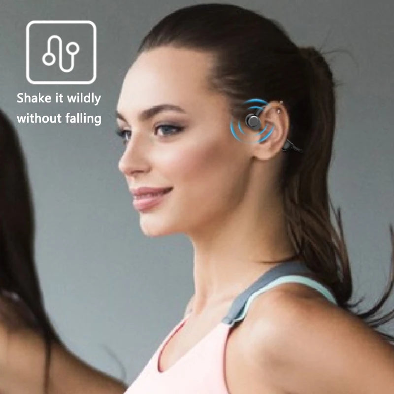 BMAD New Bone Conduction Headset Bluetooth 5.3 IP68 Waterproof HIFI Sound Quality For Swimming Noise-canceling Sports Headphones