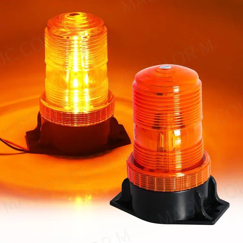 Emergency LED Strobe Light For Car Truck Bus Red Blue Amber White Green Flasher Beacon Warning Lamp Car Light Assembly 12V 24V