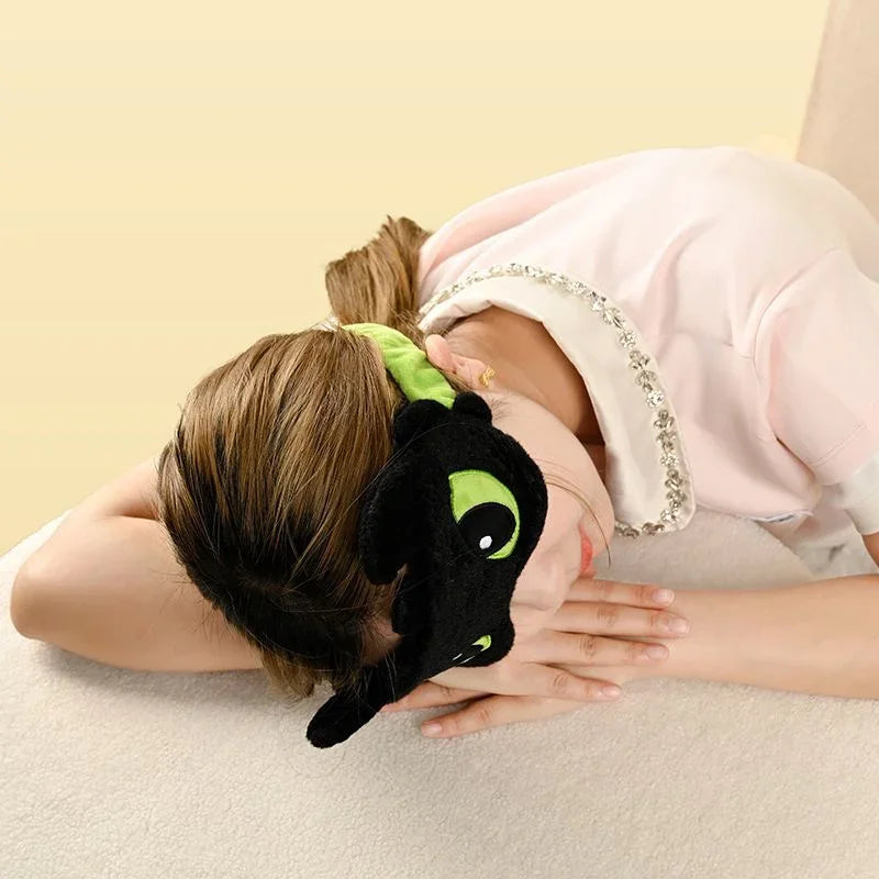 Toothless fashion Sleep Eye Mask Cute Blindfold Dragon Eye Cover Mask Eyepatch