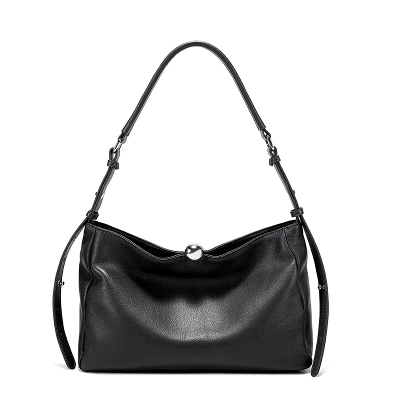New Women's Fashion Genuine Leather Handbag Female Large Capacity Commuter Crossbody Bags Ladies' Luxury Designer Shoulder Bag