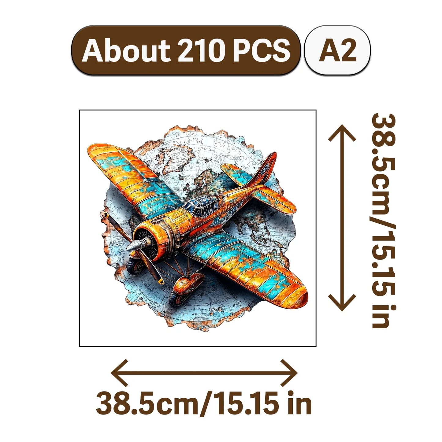 Nowadays Retro Art Style Wooden Jigsaw Puzzle Wood Home Decor Painting Christmas and Halloween Gift Toy for Teen and Kid