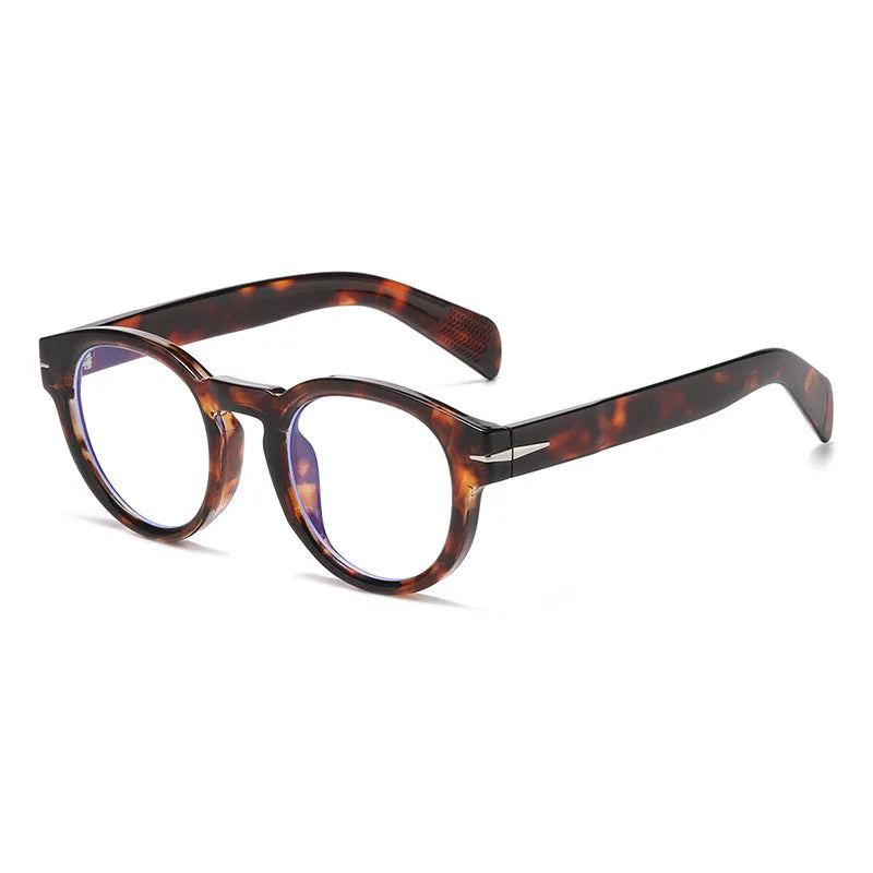 JNPCXI New Retro Round Punk Men Sunglasses Fashion Brand Designer Women Rivets Sun Glasses Shades UV400