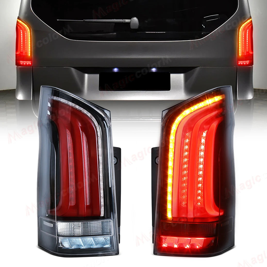 Left/Right Tail Lamp For Mercedes-Benz Vito V-Class V220D V250 V260 V300 W447 2016 2017 2018 2019 2020 2021 2022 2023 Taillights