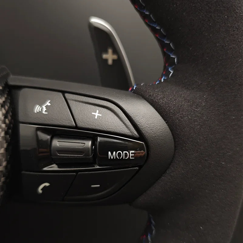 Half Alcantara M1 M2 Button Steering Wheel for BMW Blue Red F01 F07 F10 F11 F15 F16 F20 F22 F30 F31 F32 F34 F36 M3 F80 M4 F82