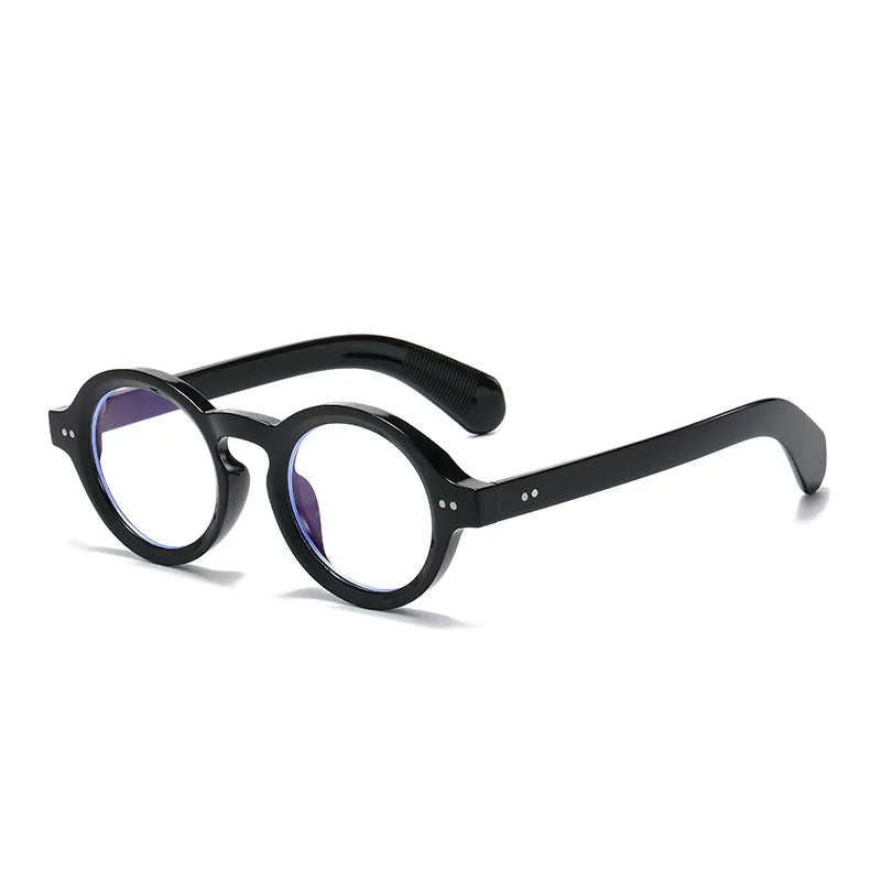 JNPCXI Retro Round Women Polarized Sunglasses Fashion Rivets Decoration Men Punk Shades UV400 Leopard Sun Glasses