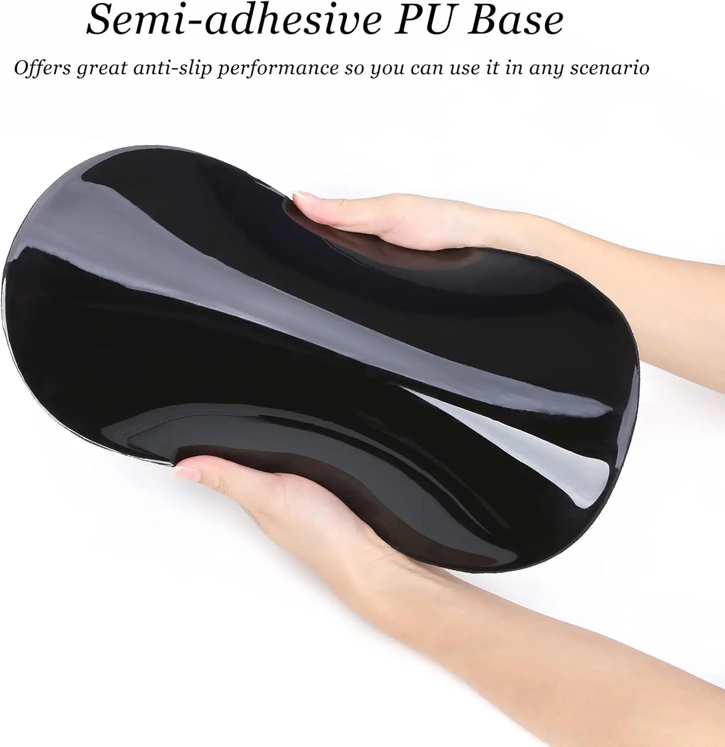 Ergonomic Mouse Pad Wrist Support,Pain Relief Mouse Pad with Wrist Rest,Entire Memory Foam Mouse Pad with Non-Slip PU Base