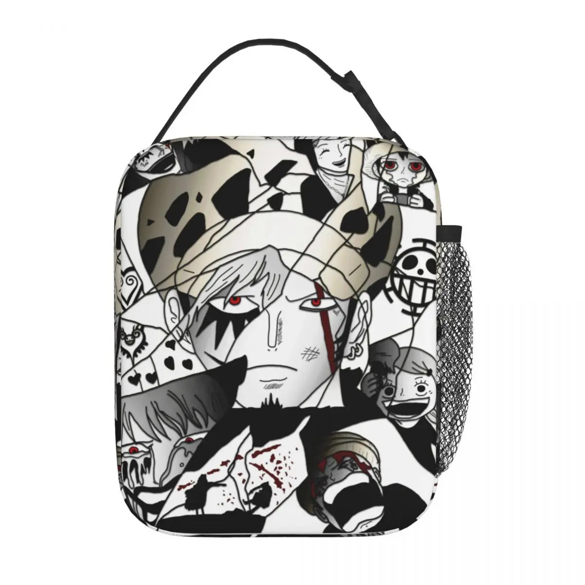 One Piece Monkey D Luffy Anime Insulated Lunch Thermal Bag Work School Bag