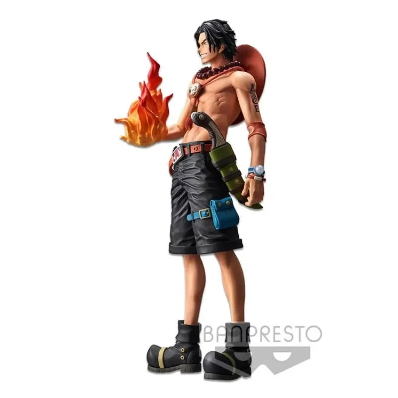 【IN STOCK】Original Banpresto Grandista Nero One Piece Portgas D. Ace 28cm Figure PVC Collectible Model Toy Gift