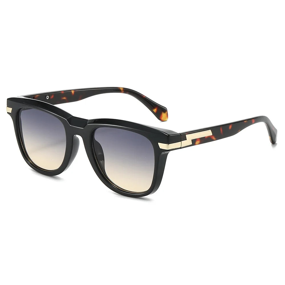 JNPCXI New Ins Popular Fashion Square Men Sunglasses Retro Brand Designer Gradient Shades UV400 Women Punk Trending Sun Glasses