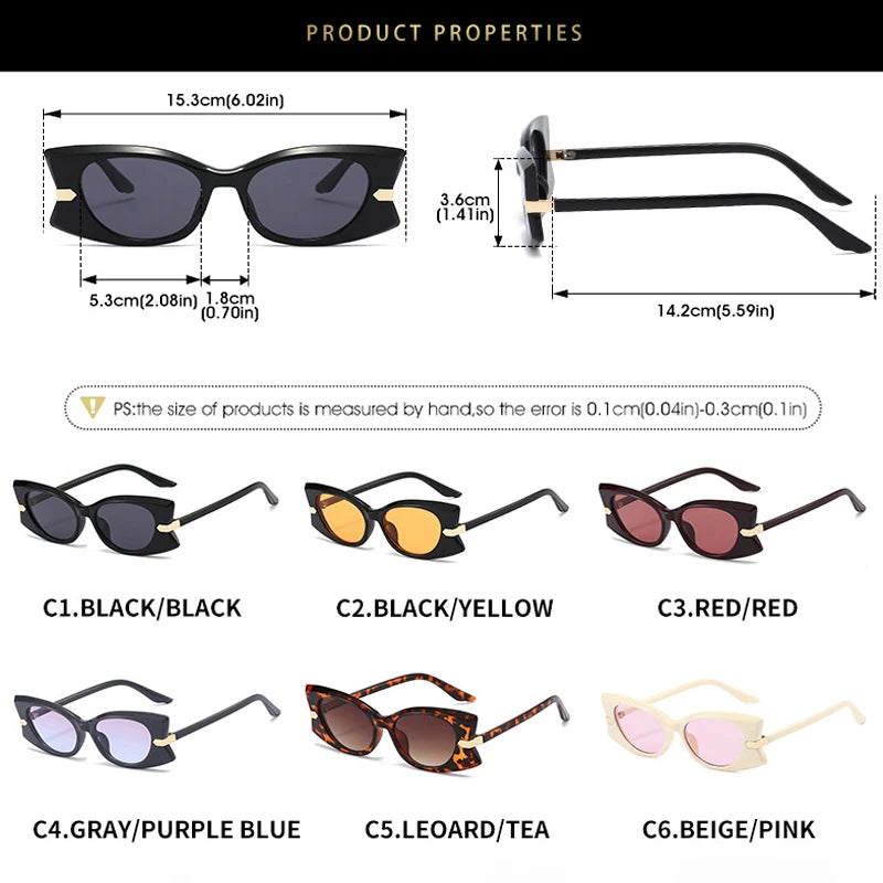 JNPCXI New High Quality Sun Glasses Travel Butterfly Frame Decoration Shades UV400 Punk Retro Sunglasses Eyeglasses for Women