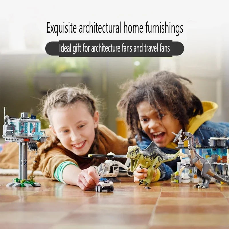 Dinosaur Park 76949 Giganotosaurus & Therizinosaurus Attack Base Building Blocks