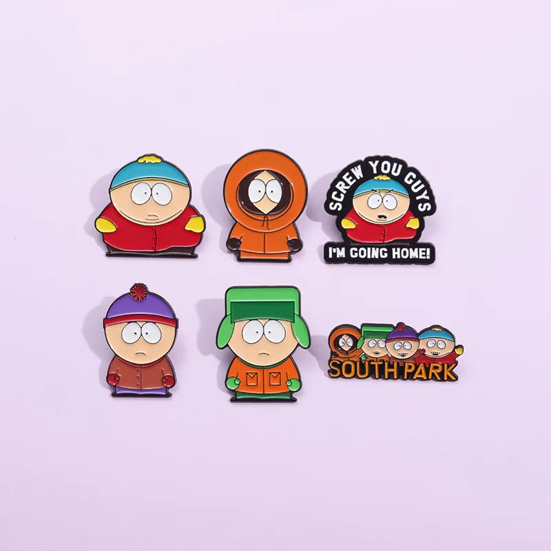 Coming Home Enamel Pin Cute South Park Badge Backpack Clothes Jewelry Accessorie