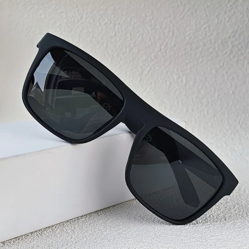 1 Pair of High-Quality Retro Men's TAC Lens Fashion Glasses, Suitable for Daily Dressing