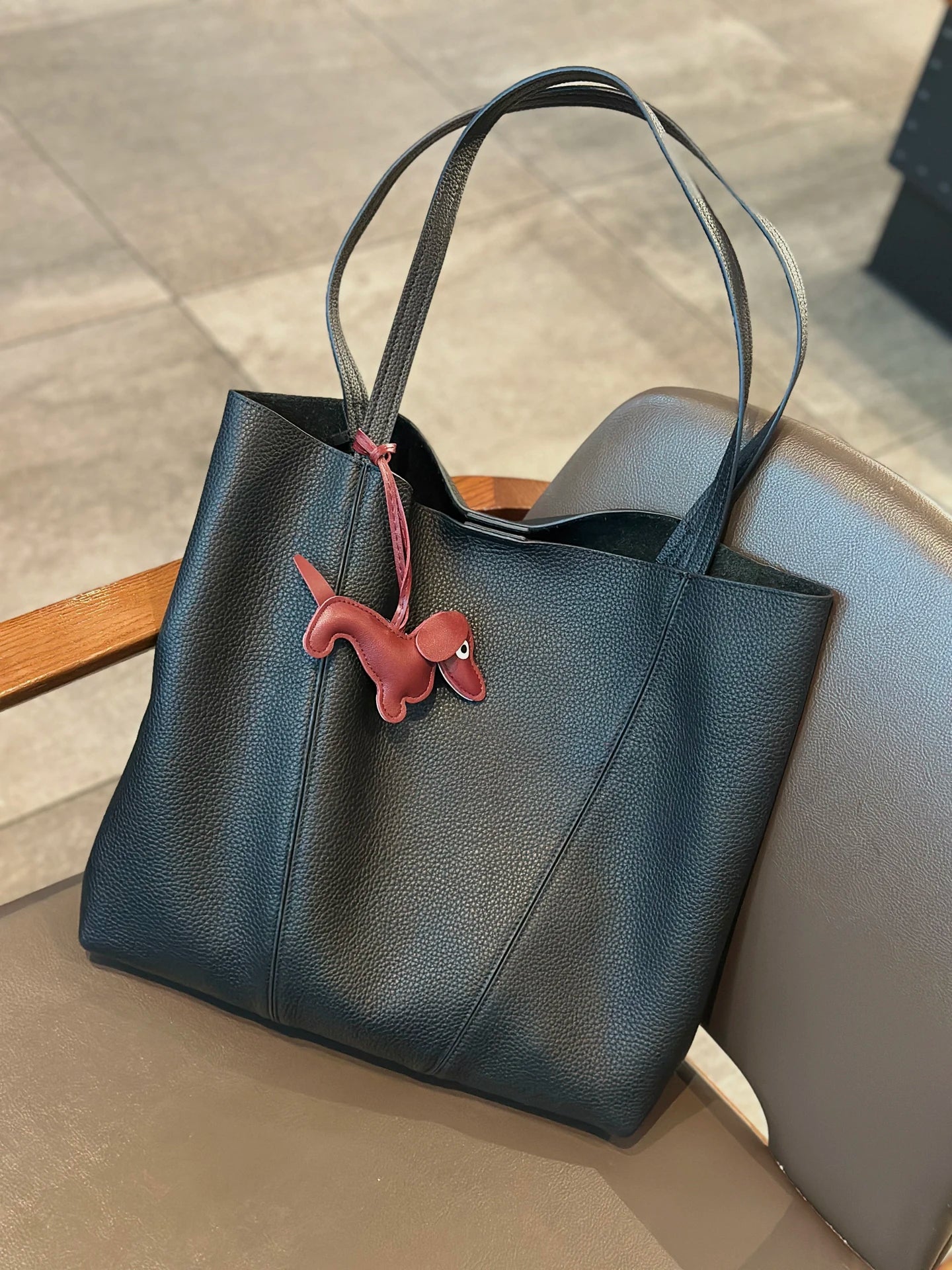 Women's Natural Cow Genuine Leather Tote bags Female Top-grain Leather Crossbody Bag Ladies Multiple Large Capacity Handbags