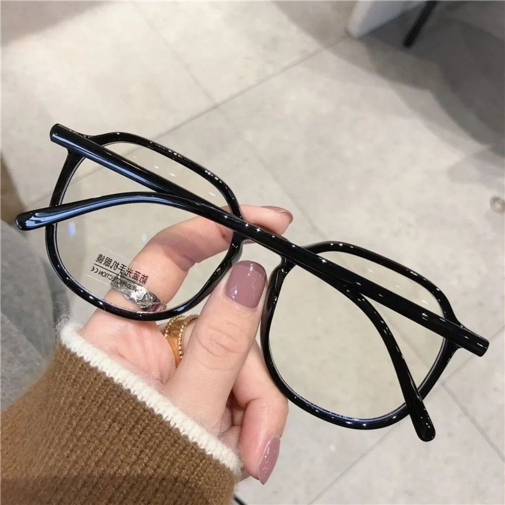Anti Radiation Glasses for Women Replaceable Lens Eyeglass Retro Round Eyeglasses