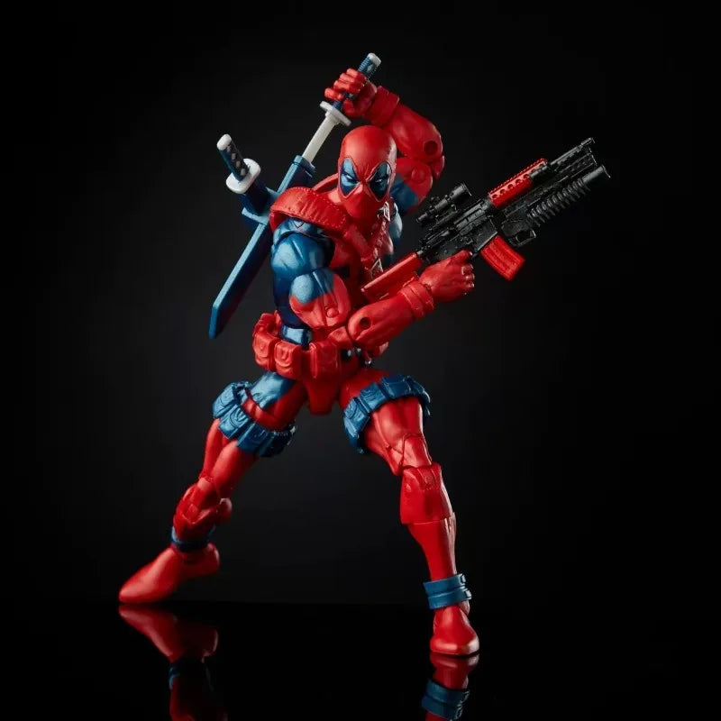 Original Hasbro Marvel Legends Series 80th Anniversary Uncanny Deadpool Action Figure Toy Collection Model