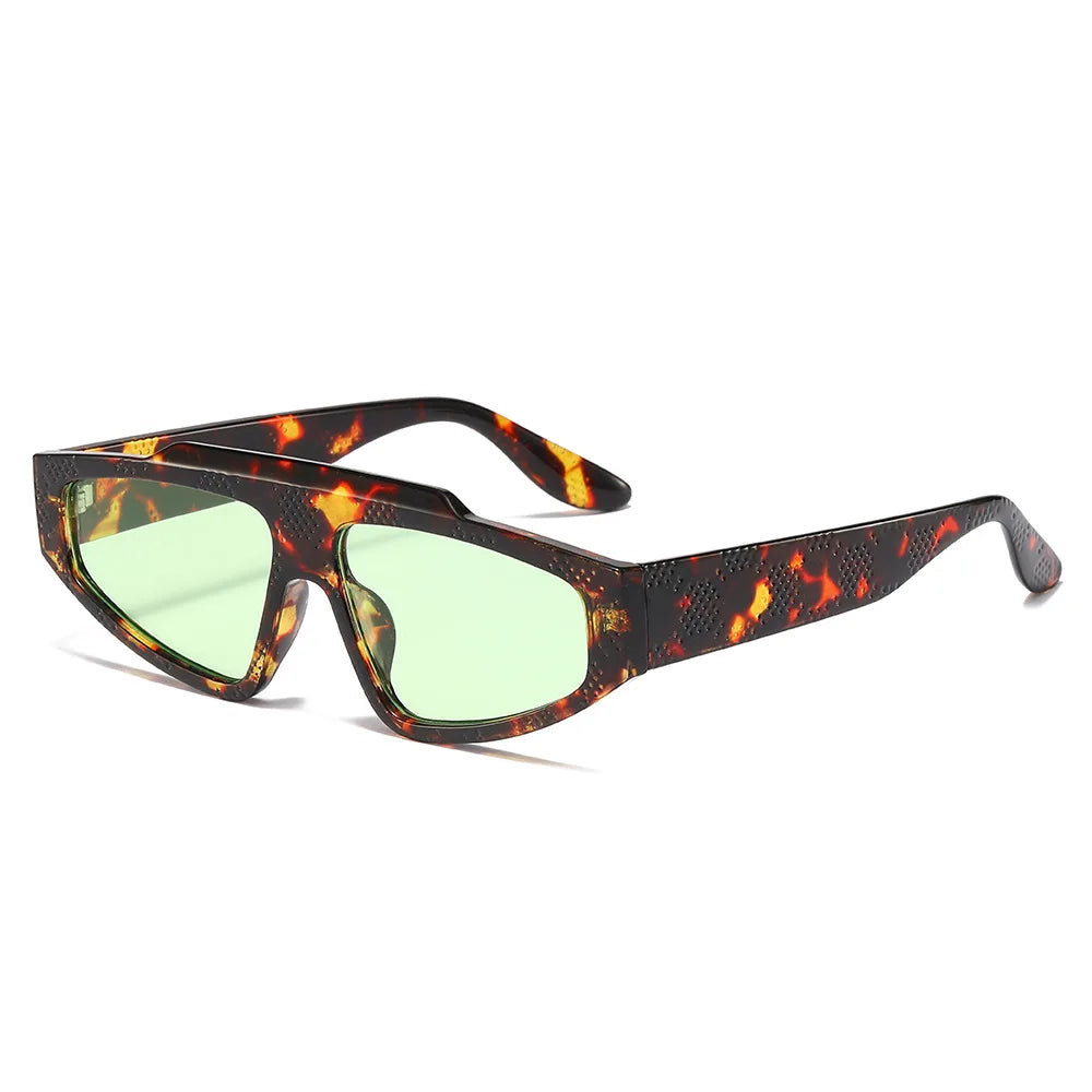 JNPCXI Ins Hot Fashion Square Women Luxury Sunglasses Retro Men Breathable Design Shades UV400 Sun Glasses