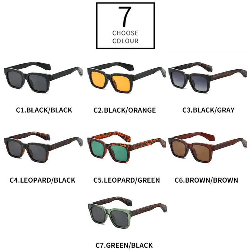 JNPCXI Square Polarized Sunglasses Women Shades UV400 Fashion Luxury Gradient Men Outdoors Sun Glasses
